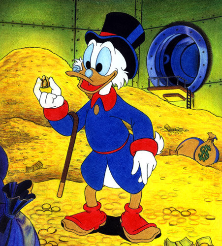 Scrooge McDuck and Money