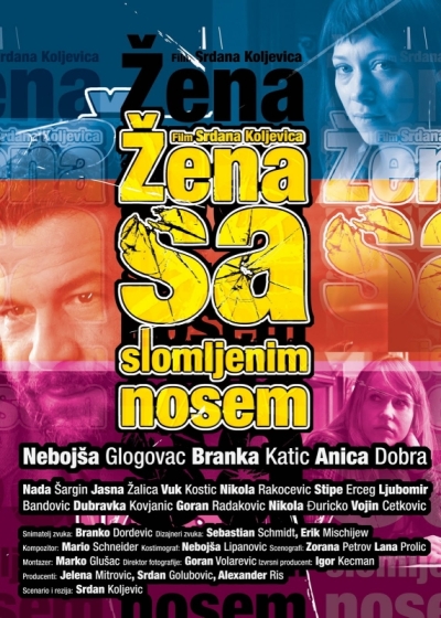 Zena sa slomljenim nosem