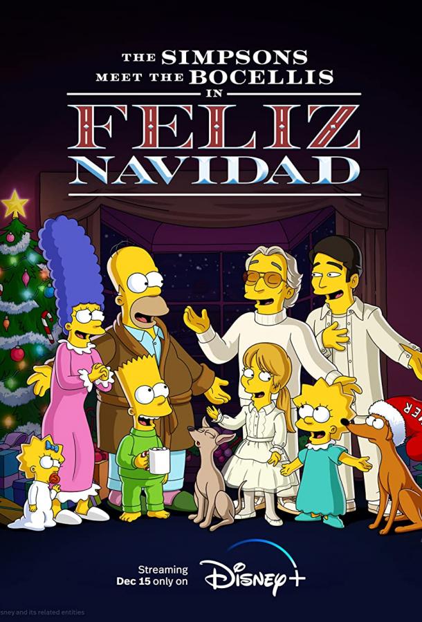 The Simpsons Meet the Bocellis in Feliz Navidad