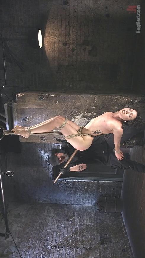 First Timer in Extreme Bondage with Brutal Tormented, and Made to Cum